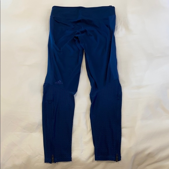Adidas Supernova Climalite Blue Cut Out Leggings - Picture 5 of 10